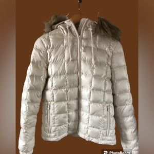 😎 J Crew quilted puffer hooded jacket